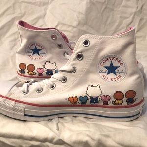 Converse Hello Kitty High Tops size 8